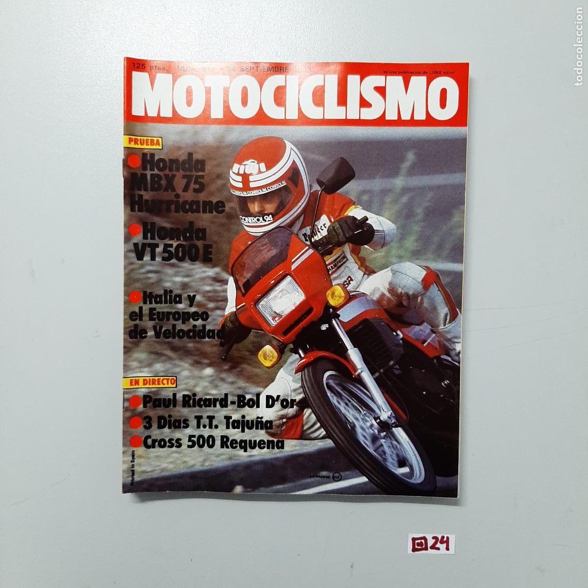 Sammeln von Zeitschriften und Zeitungen: Revista: Motociclismo
