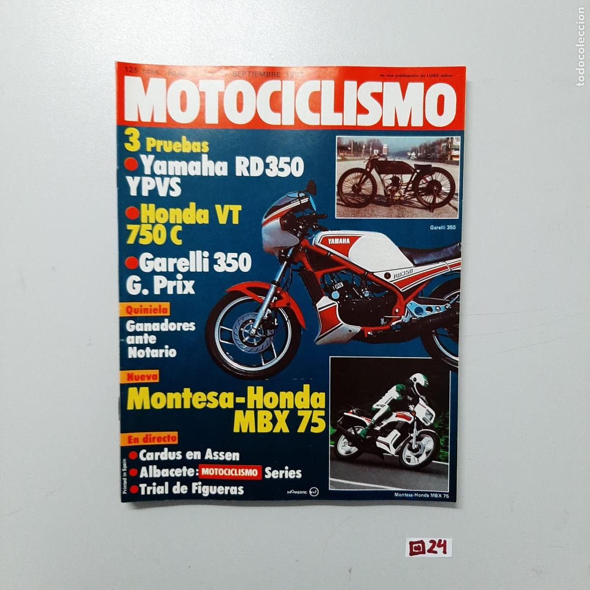 Coleccionismo de revistas y peri&oacute;dicos: Revista: Motociclismo