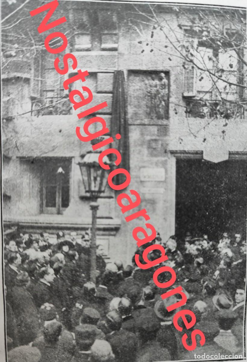Collezionismo di Riviste e Giornali: lapida Maestro Granados donde vivio bcn foto revista princ siglo XX 191W