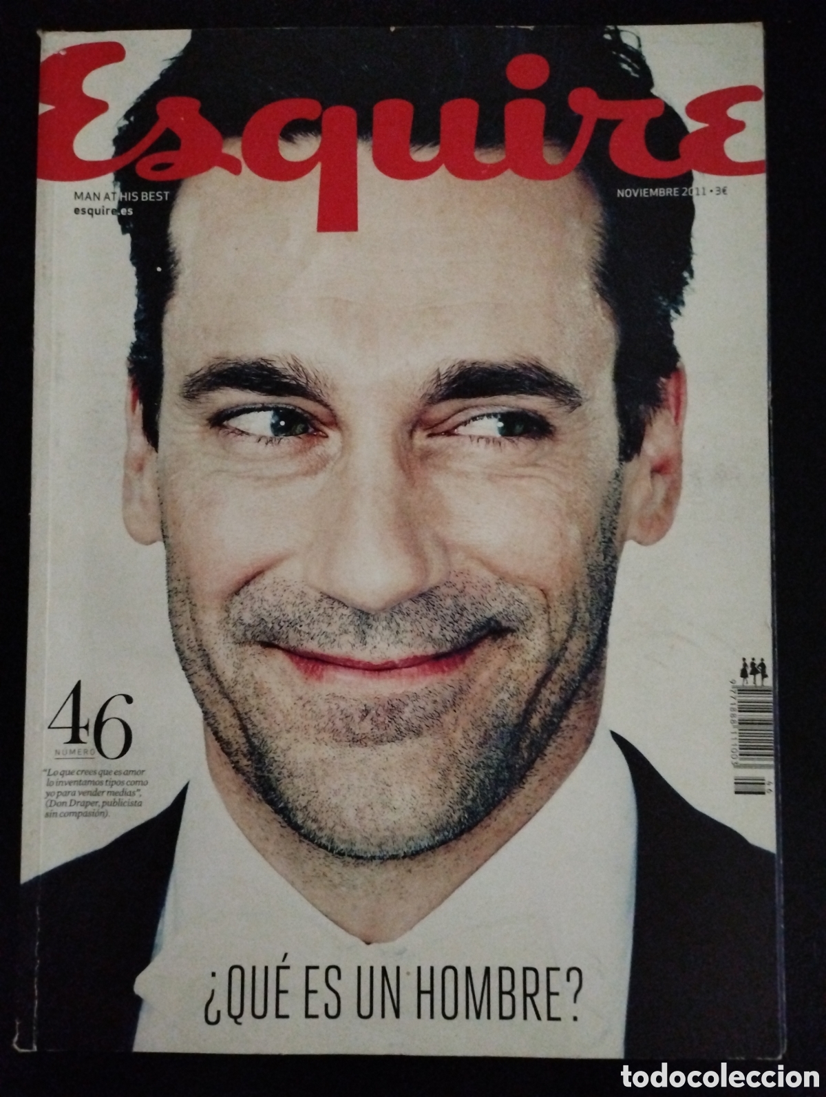 Coleccionismo de Revistas y Peri&oacute;dicos: REVISTA ESQUIRE 46 NOVIEMBRE 2011. JON HAMM. FERNANDO TORRES. MARTA ETURA