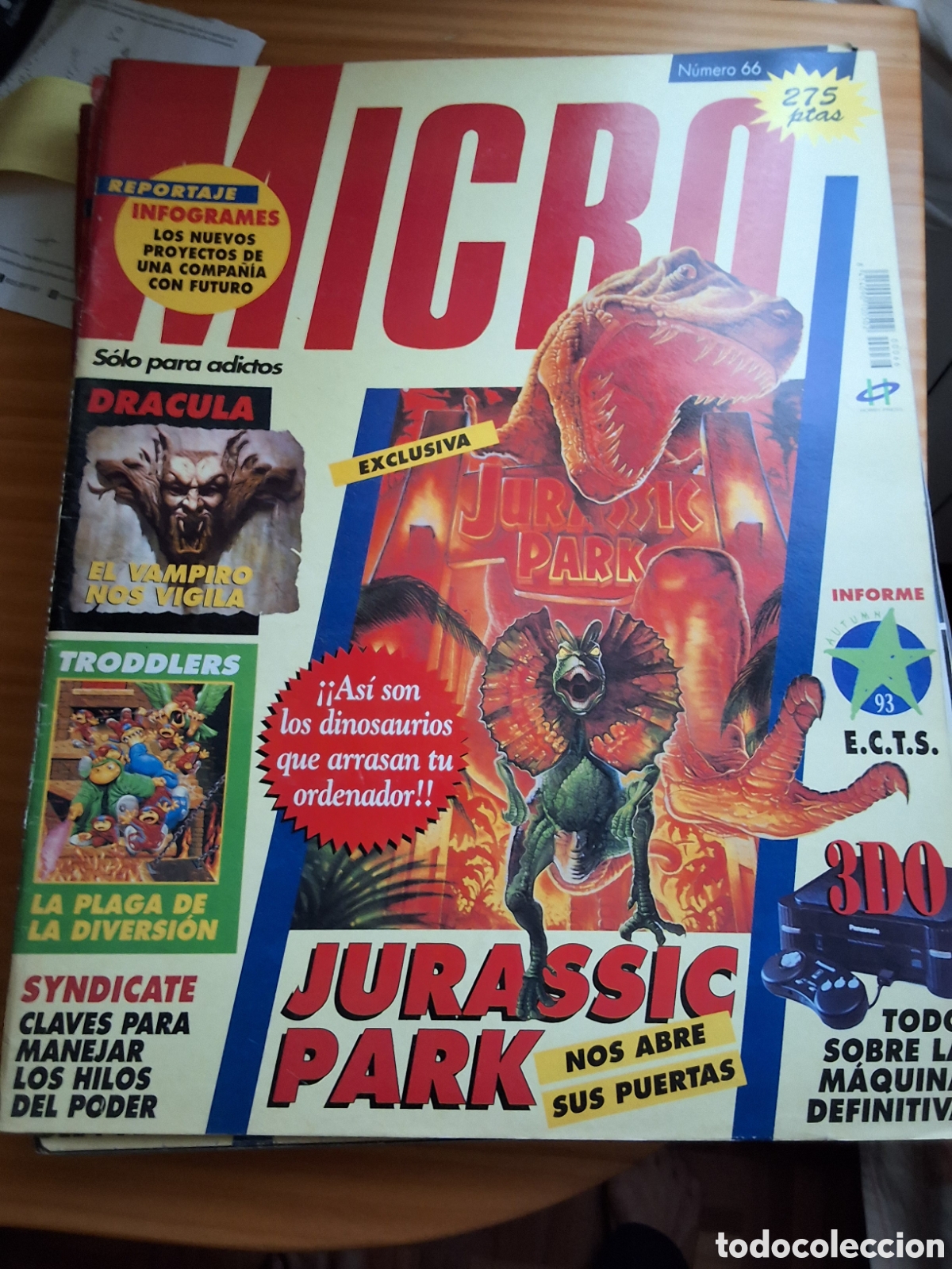 Coleccionismo de Revistas y Peri&oacute;dicos: Micromania segunda epoca revista n&uacute;mero 66 a&ntilde;o 1993 noviembre edita hobby press