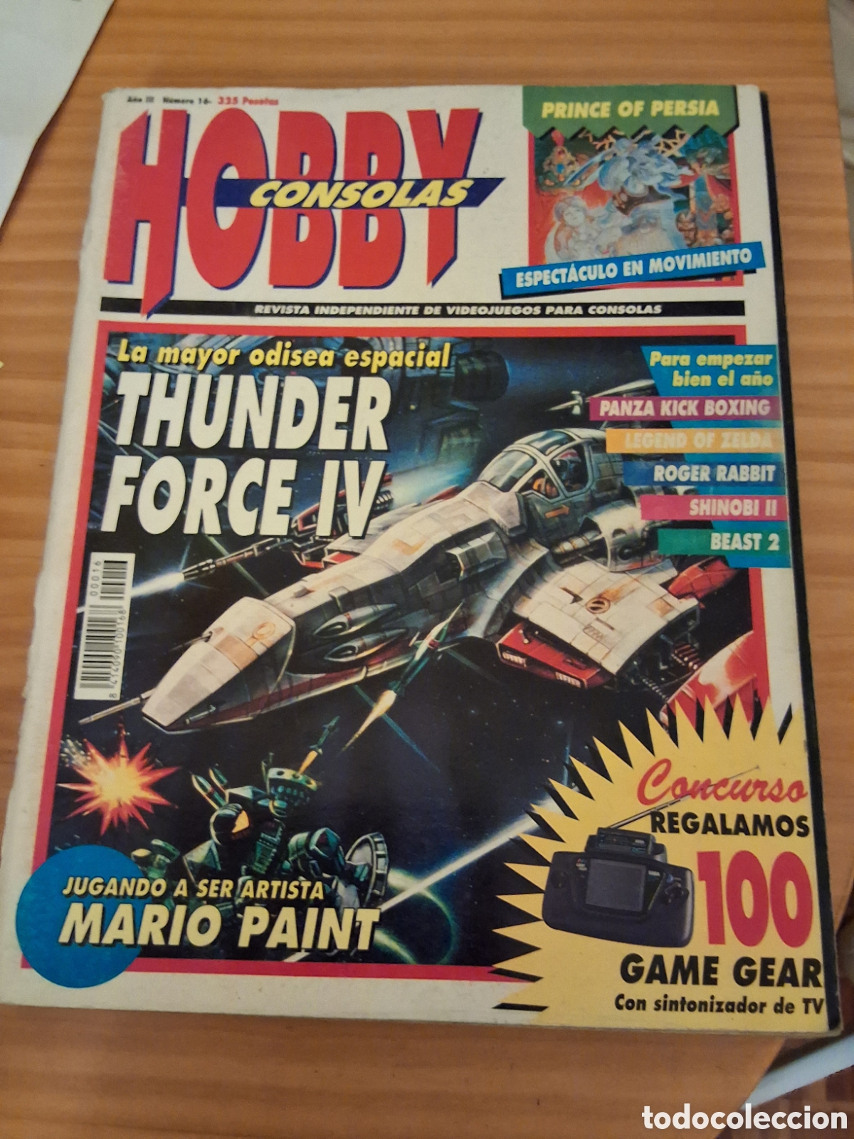 Coleccionismo de Revistas y Peri&oacute;dicos: Hobby consolas revista n&uacute;mero 16 a&ntilde;o 1993 enero incluye mapa y calendario