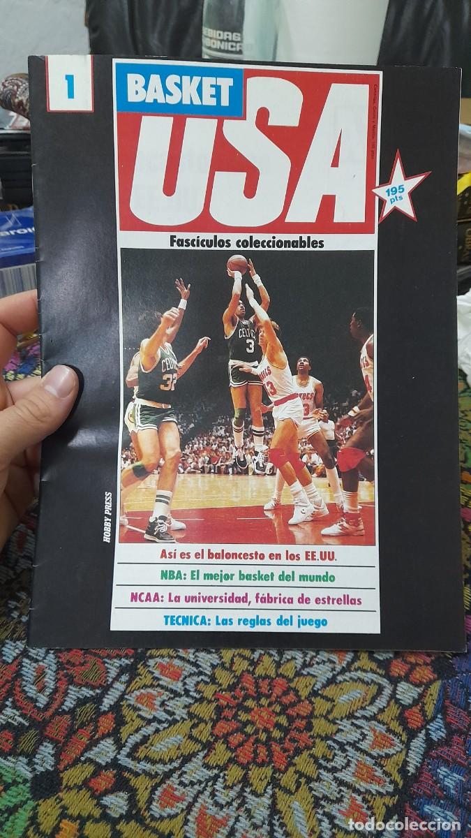 Coleccionismo de Revistas y Peri&oacute;dicos: Revista Basket USA baloncesto N&deg; 1 fasciculo Estados Unidos de Am&eacute;rica