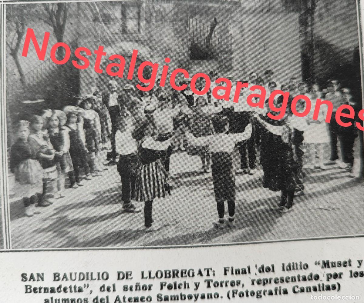 Coleccionismo de Revistas y Peri&oacute;dicos: San Baudilio Llobregat representacion infantil foto revista princ siglo XX 191W
