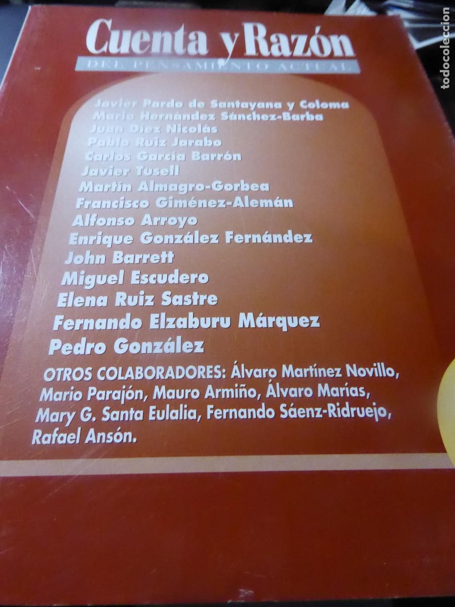 Collection Magazines and Newspapers: CUENTA Y RAZON DEL PENSAMIENTO ACTUA. N 101