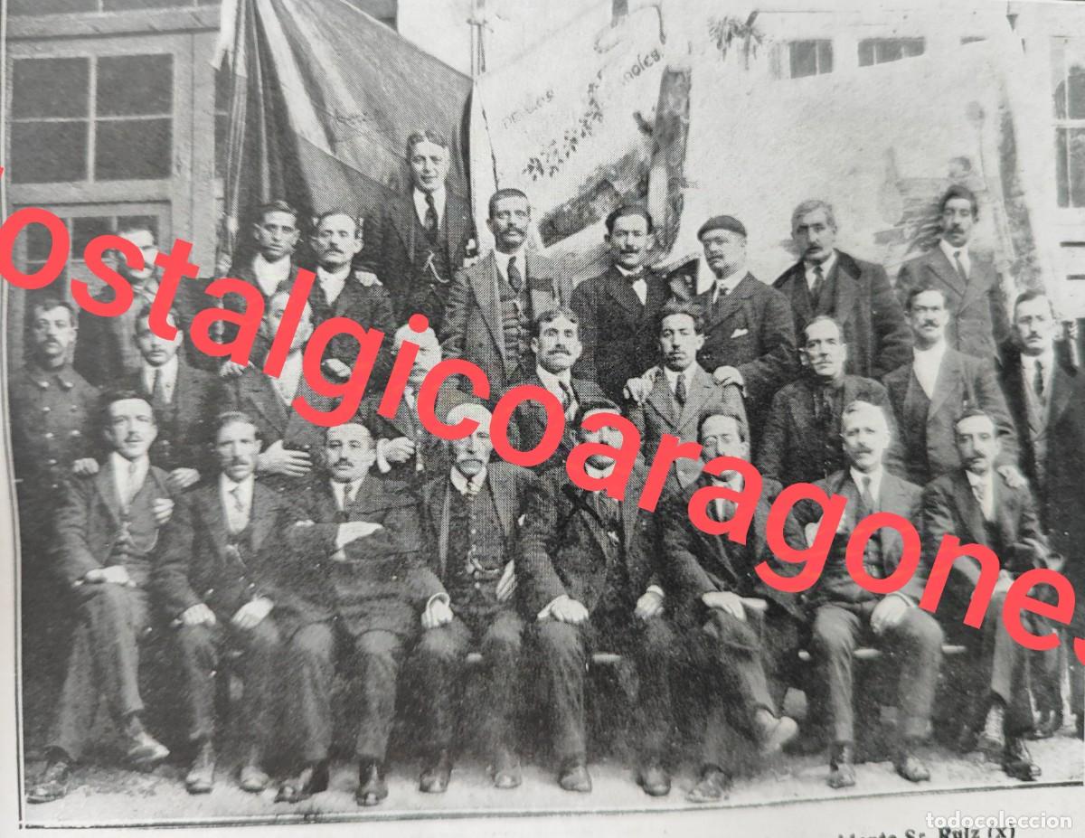 Collezionismo di Riviste e Giornali: Valladolid delegados ferroviarios presidente Sr Ruiz foto revista princ siglo XX 191W
