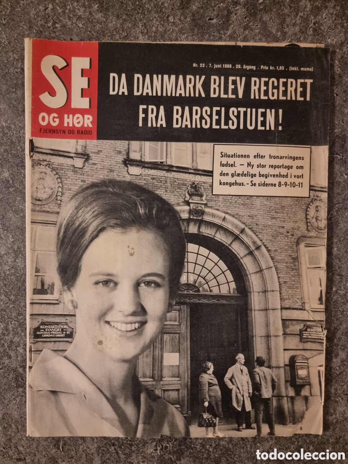 Collectionnisme de Revues et Journaux: SE OG HOR REVISTA ANTIGUA DANESA N&ordm; 23 1968