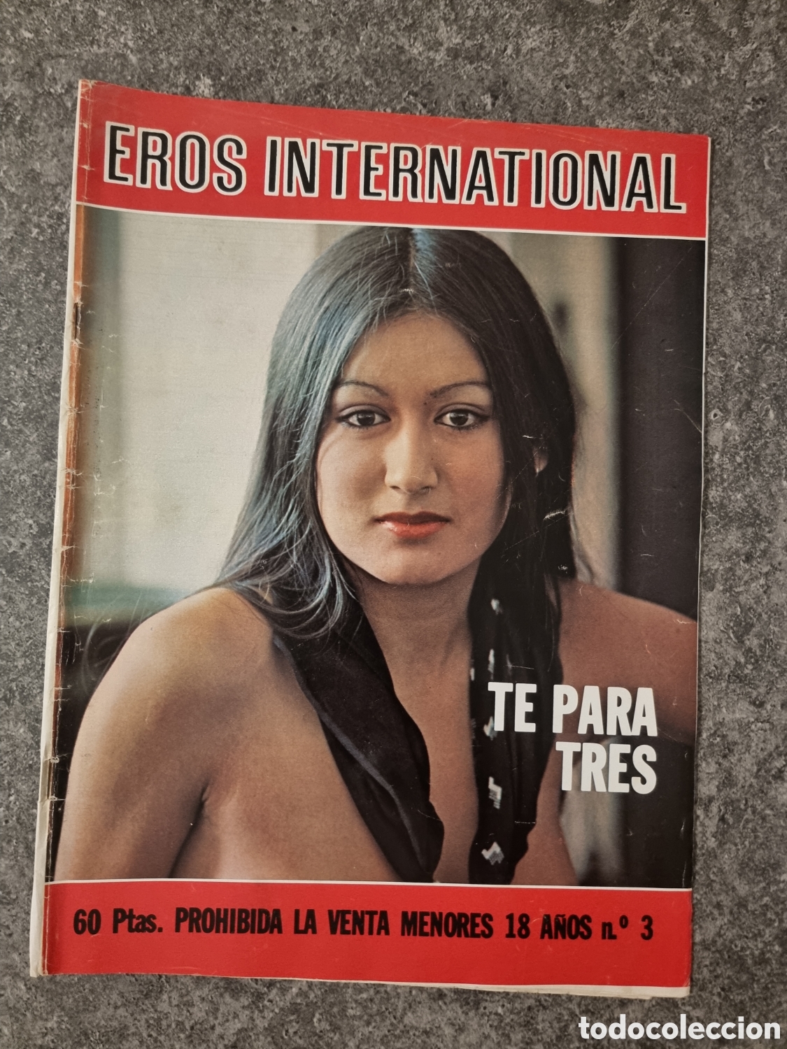 Collectionnisme de Revues et Journaux: EROS INTERNACIONAL N&deg; 3 ESCASO - 60 pesetas