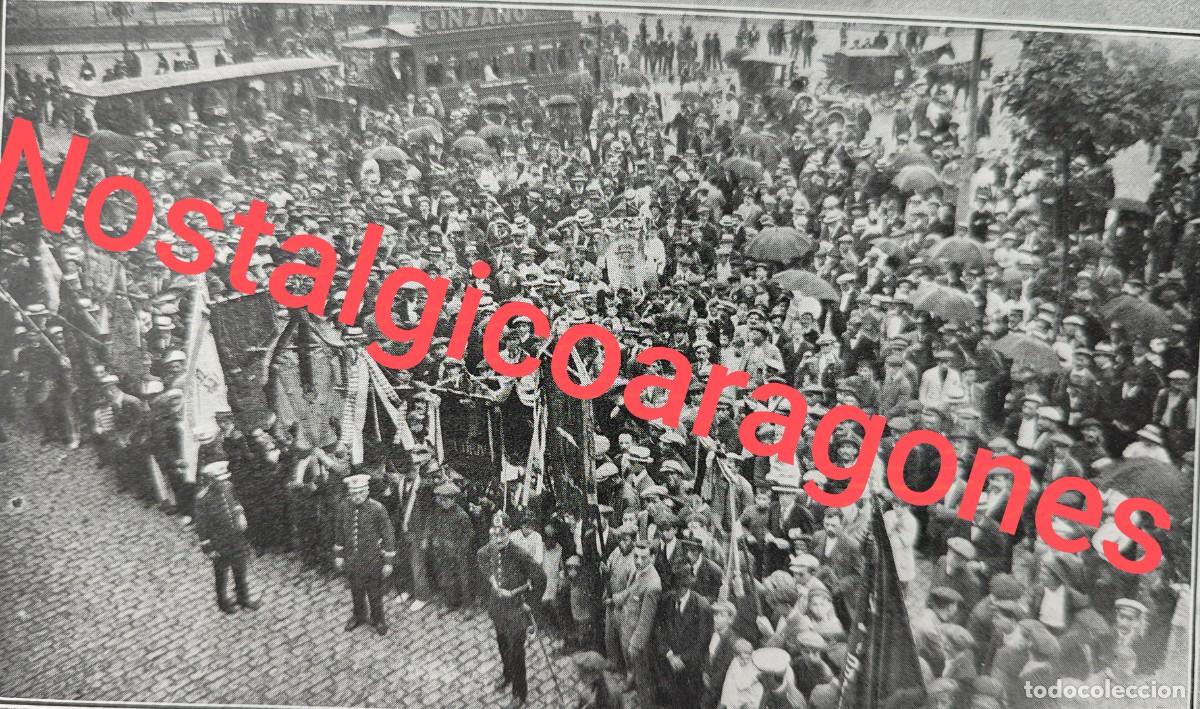 Coleccionismo de revistas y peri&oacute;dicos: Barceloneta manifestaci&oacute;n agradeciendo Cia Pinillos no venda flota foto revista princ siglo XX 191W
