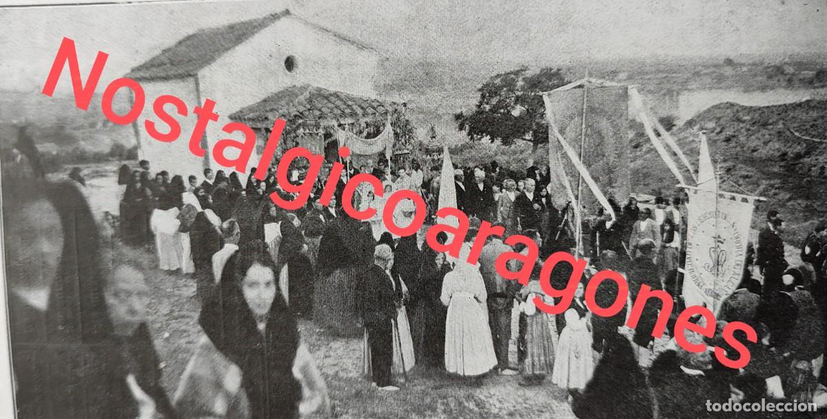 Coleccionismo de revistas y peri&oacute;dicos: Alca&ntilde;iz fiesta de las espigas ermita San Pascual foto revista princ siglo XX 191W