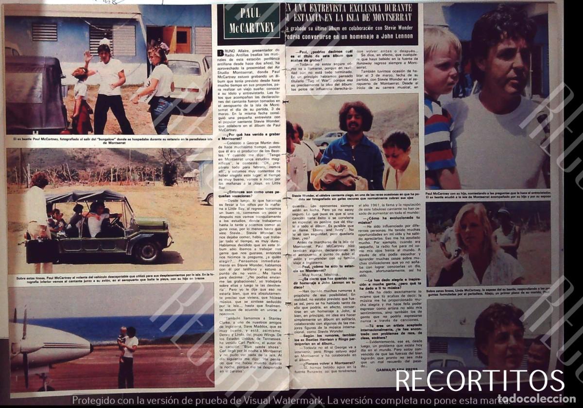Coleccionismo de Revistas y Peri&oacute;dicos: PAUL MCCARTNEY LINDA