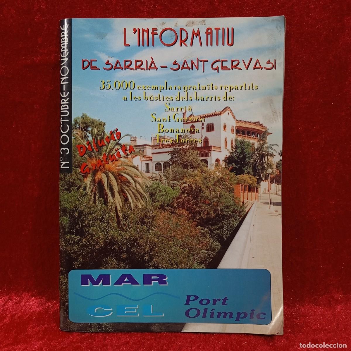 Coleccionismo de revistas y peri&oacute;dicos: L'INFORMATIU DE SARRI&Agrave;-SANT GERVASI - MAR CEL - PORT OL&Iacute;MPIC - N&ordm; 3 - OCTUBRE-NOVEMBRE / 31