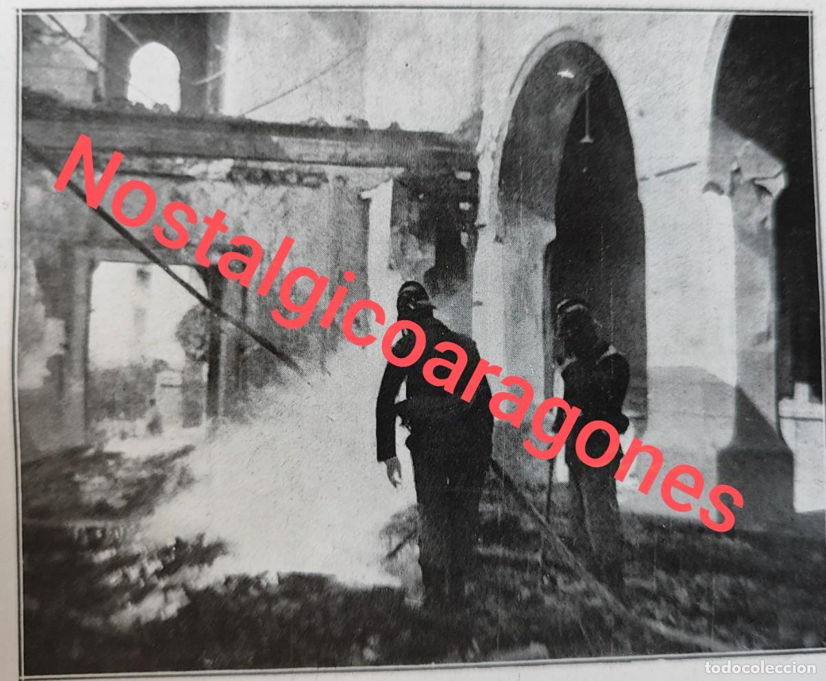 Collezionismo di Riviste e Giornali: Madrid bomberos incendio Iglesia Carabanchel foto revista princ siglo XX 191W