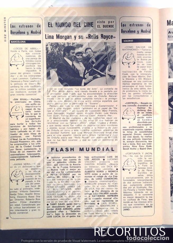 Coleccionismo de Revistas y Peri&oacute;dicos: lina morgan arturo fernandez el rolls royce