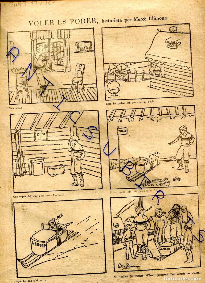 Coleccionismo de Revistas y Peri&oacute;dicos: REVISTA ANY 1932 DIBUIXANT ILUSTRACDORA MERCE LLIMONA ESQUI TRINEU