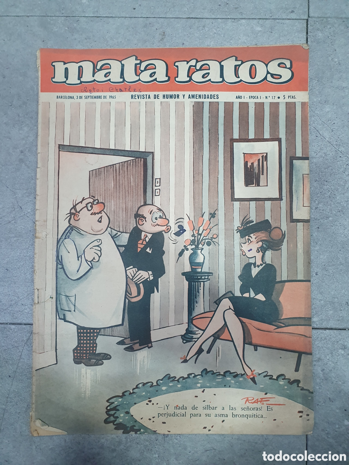 Sammeln von Zeitschriften und Zeitungen: Revista Mata Ratos. N&deg;17. A&ntilde;o 1. (L98)