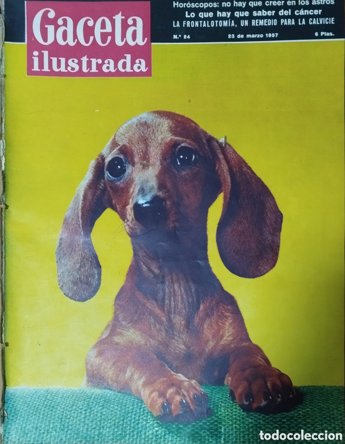 Colecionismo de Revistas e Jornais: Antigua revista/ Old magazine: GACETA ILUSTRADA N&deg;24 23 MARZO 1957