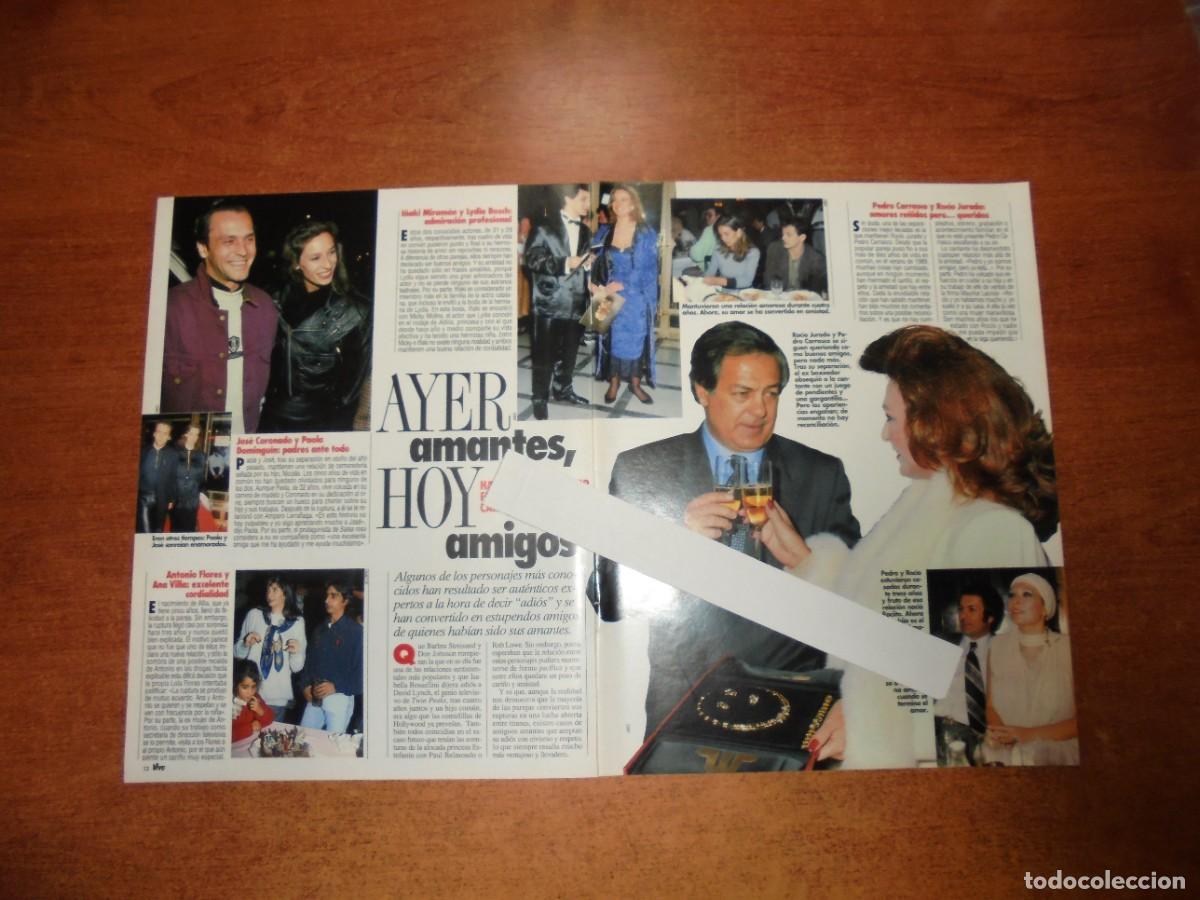 Coleccionismo de Revistas y Peri&oacute;dicos: CLIPPING 1992: ROC&Iacute;O JURADO. LIDIA BOSCH. GUNILLA. ANTONIO FLORES. JOS&Eacute; CORONADO Y PAOLA DOMINGU&Iacute;N.