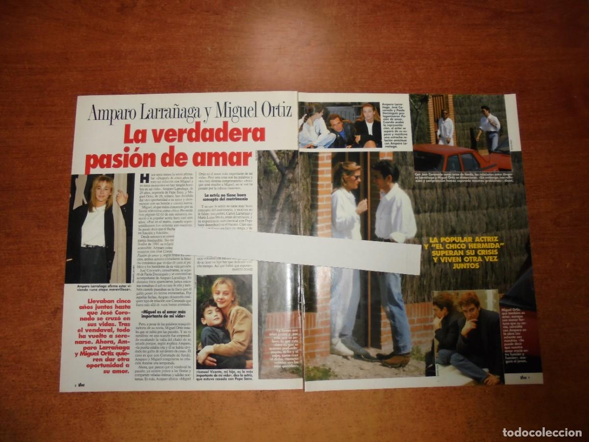 Coleccionismo de Revistas y Peri&oacute;dicos: CLIPPING 1992: AMPARO LARRA&Ntilde;AGA. LORETO VALVERDE. CAMAR&Oacute;N DE LA ISLA.