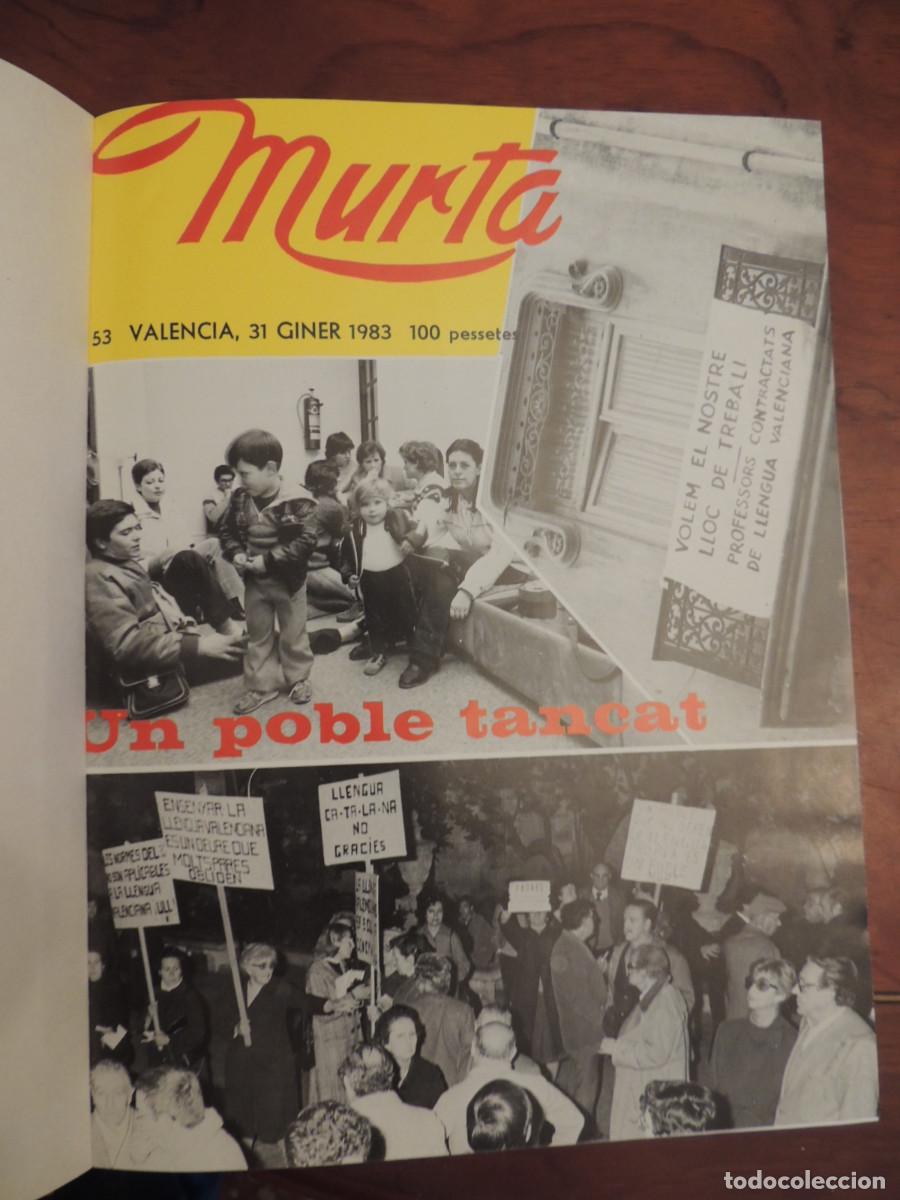 Coleccionismo de revistas y peri&oacute;dicos: REVISTA MURTA, N&ordm; 20 DE 1980 A N&ordm; 62 DE 1983, ENCUADERNADAS,MUY CONSERVADAS,