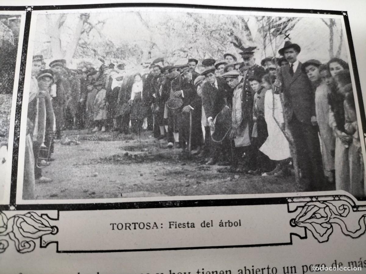 Sammeln von Zeitschriften und Zeitungen: FIESTA ARBOL TORTOSA ASPE MURCIA RONDA LA CORU&Ntilde;A SAN SEBASTIAN 2 HOJAS REVISTA A&Ntilde;O 1916