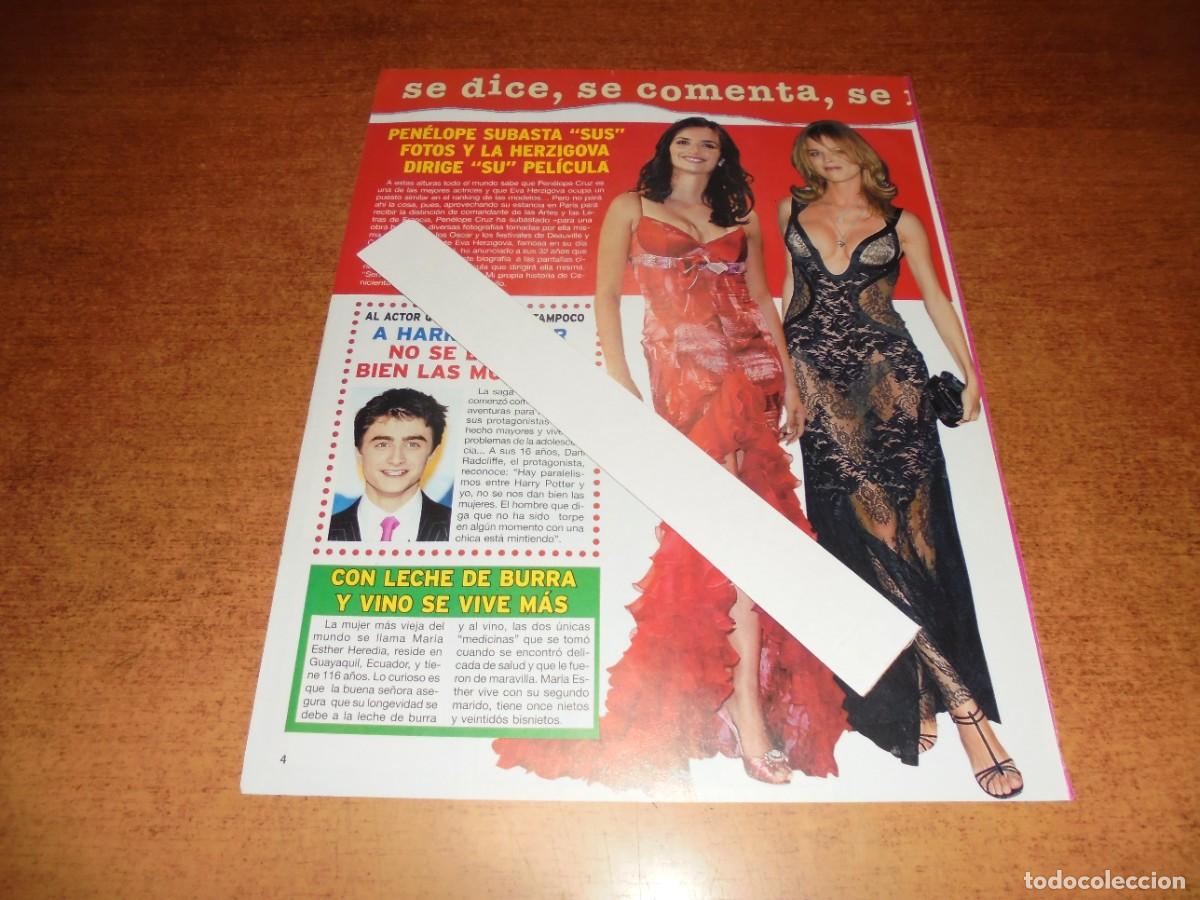 Collection Magazines and Newspapers: CLIPPING 2006: PEN&Eacute;LOPE CRUZ. EVA HERZIGOVA.