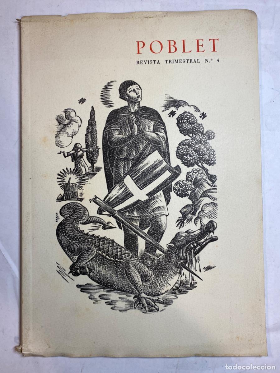 Coleccionismo de revistas y peri&oacute;dicos: POBLET, REVISTA TRIMESTRAL. N&ordm; 4. 1948
