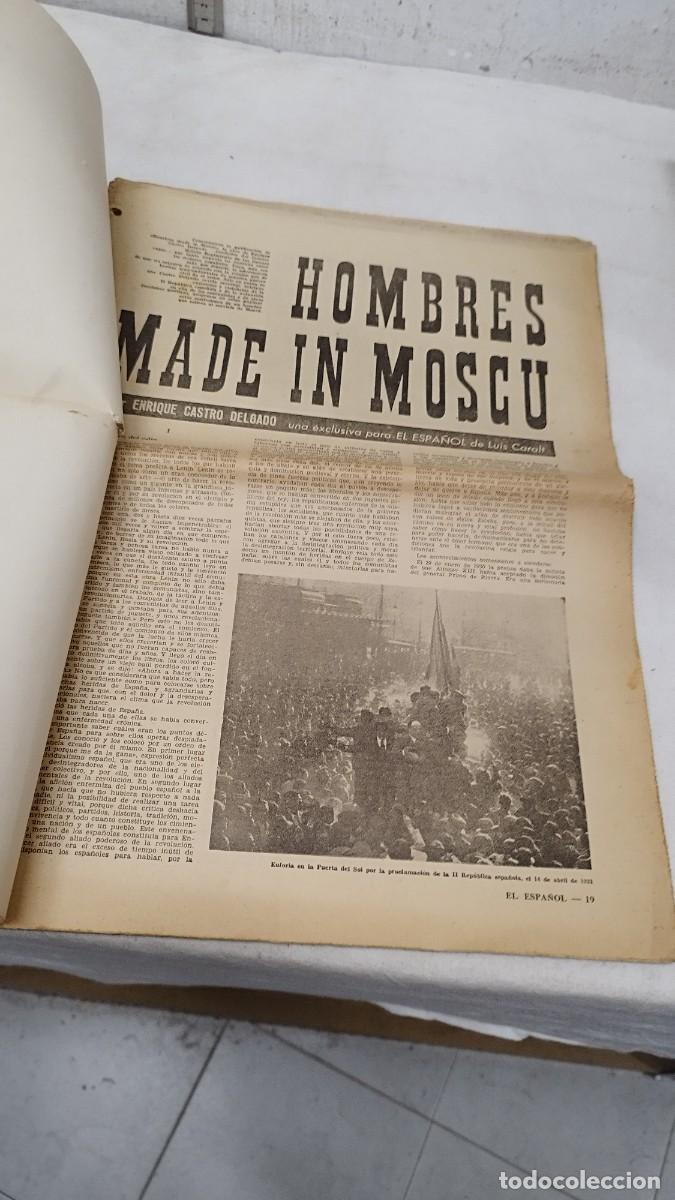 Coleccionismo de Revistas y Peri&oacute;dicos: Antiguo recopilaci&oacute;n,hombre made in moscu del diario el espa&ntilde;ol.Epoca guerra civil.