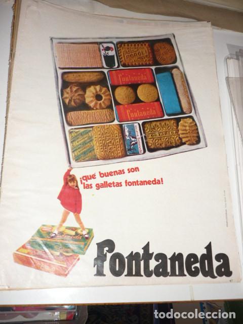 Coleccionismo de revistas y peri&oacute;dicos: ANUNCIO *FONTANEDA, GALLETAS* - 1 HOJA, RECORTE REVISTA 1970