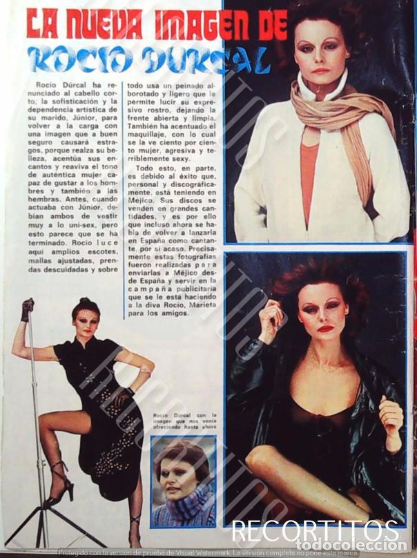 Coleccionismo de Revistas y Peri&oacute;dicos: RD ROCIO DURCAL ANTONIO MORALES JUNIIOR