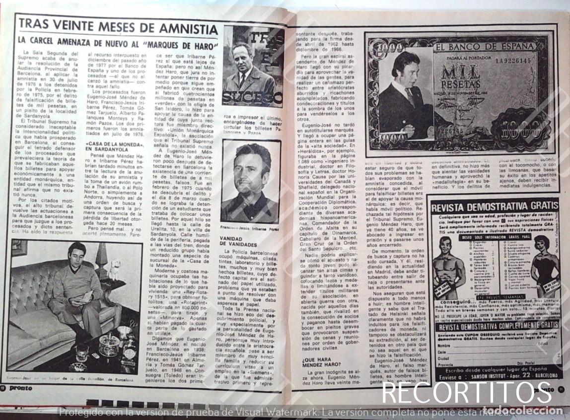 Coleccionismo de Revistas y Peri&oacute;dicos: EL MARQUES DE HARO EN LA CARCEL OTRA VEZ