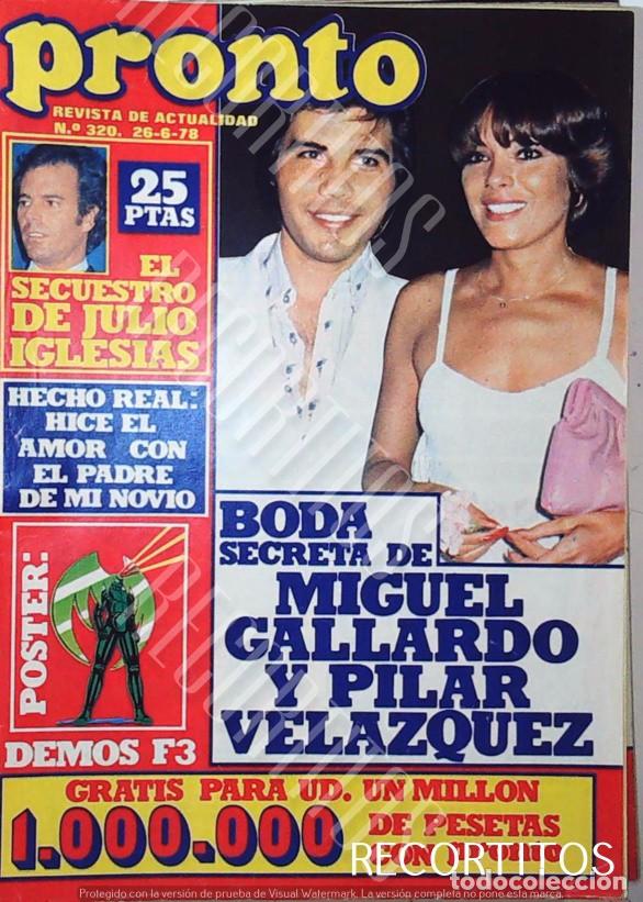 Coleccionismo de Revistas y Peri&oacute;dicos: RECORTE PORTADA MAZINGERR Z MIGUEL GALLARDO PILAR VELAZQUEZ