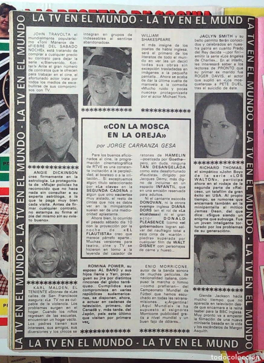 Coleccionismo de Revistas y Peri&oacute;dicos: JACLYN SMITH LOS ANGELES DE CHARLIE ANGIE DICKINSON RICHARD THOMAS LOS WALTON