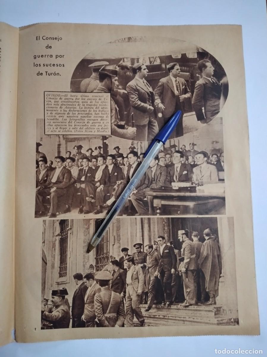 Coleccionismo de Revistas y Peri&oacute;dicos: EL CONSEJO DE GUERRA POR LOS SUCESOS DE TUR&Oacute;N OVIEDO ASTURIAS A&Ntilde;O 1935 REVOLUCI&Oacute;N SOCIALISTA