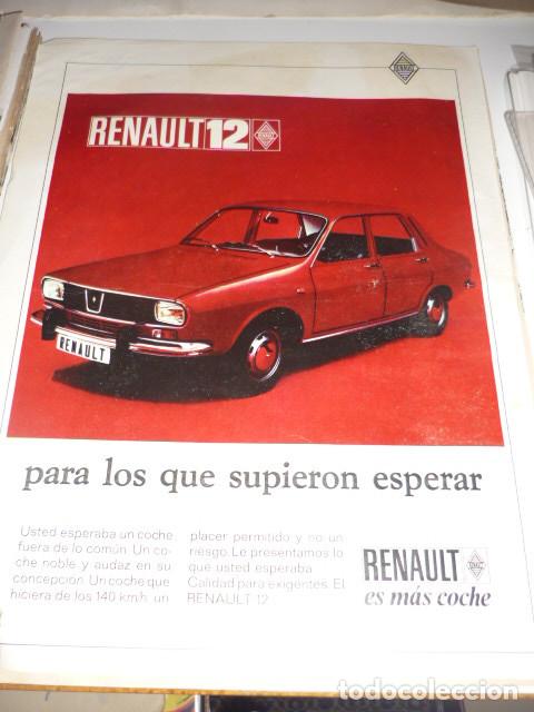 Sammeln von Zeitschriften und Zeitungen: ANUNCIO * COCHE RENAULT 12* - 1 HOJA, RECORTE REVISTA 1970