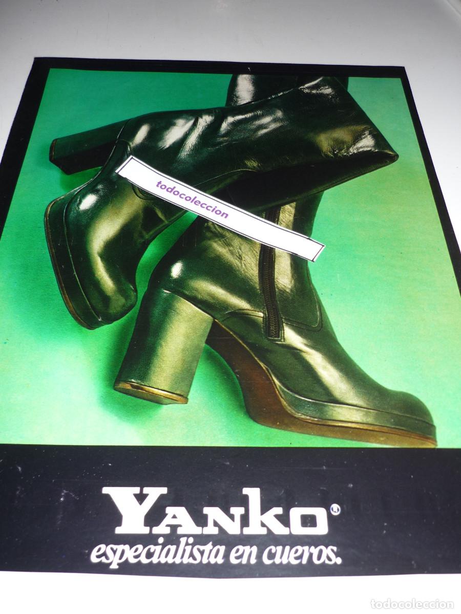 Coleccionismo de Revistas y Peri&oacute;dicos: ANUNCIO ZAPATOS, BOTAS *YANKO* - 1 HOJA, RECORTE REVISTA, A&Ntilde;OS 70