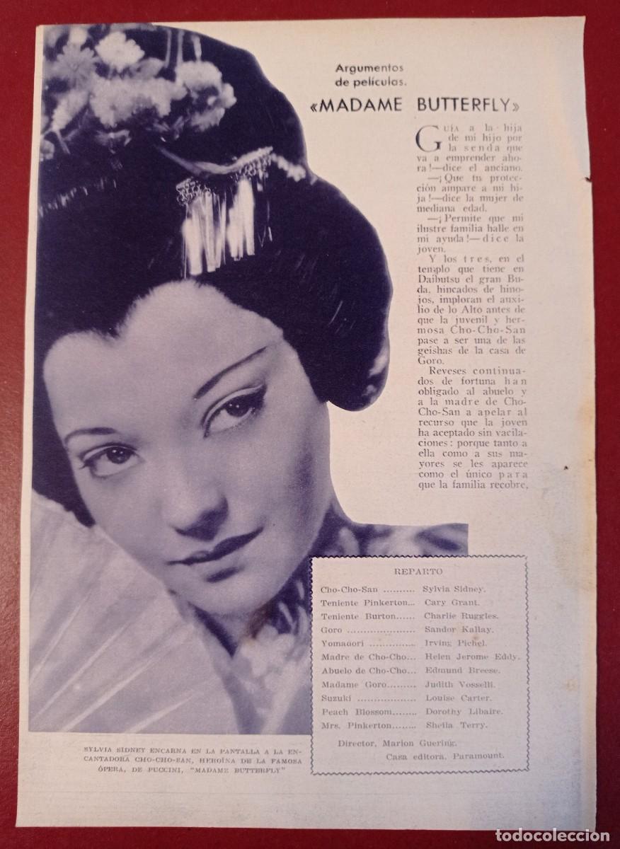 Sammeln von Zeitschriften und Zeitungen: 103 HOJAS ( 206 P&Aacute;G) SUELTAS DE CINE A&Ntilde;OS 30