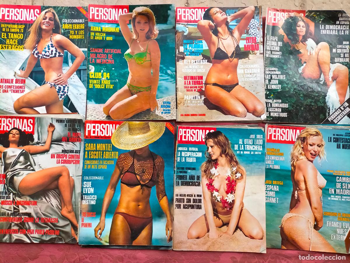 Coleccionismo de Revistas y Peri&oacute;dicos: Lote 8 revistas a&ntilde;os 70 Personas 1973: 32, 39, 42 1974: 46 1975: 78 1976: 119, 122, 130
