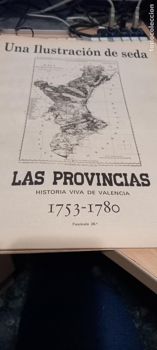 Coleccionismo de revistas y peri&oacute;dicos: LAS PROVINCIAS FASCICULO N 20 HISTORIA VIVA DE VALENCIA , UNA ILUSTRACI&Oacute;N DE SEDA 1753-1780