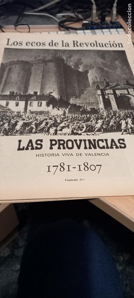 Coleccionismo de revistas y peri&oacute;dicos: LAS PROVINCIAS FASCICULO N 21 HISTORIA VIVA DE VALENCIA , LOS ECOS DE LA REVOLUCI&Oacute;N 1781-1807
