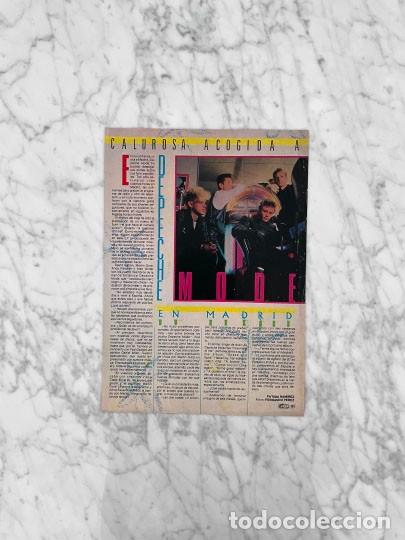 Coleccionismo de revistas y peri&oacute;dicos: REPORTAJE - DEPECHE MODE - 1987 - Foto 1