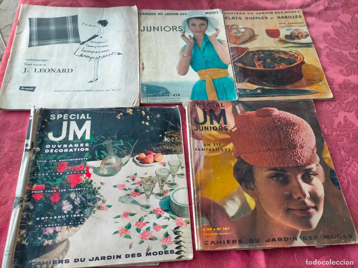 Collection Magazines and Newspapers: Lote revistas francesas mode moda special JM ouvrages decoration juniors plats