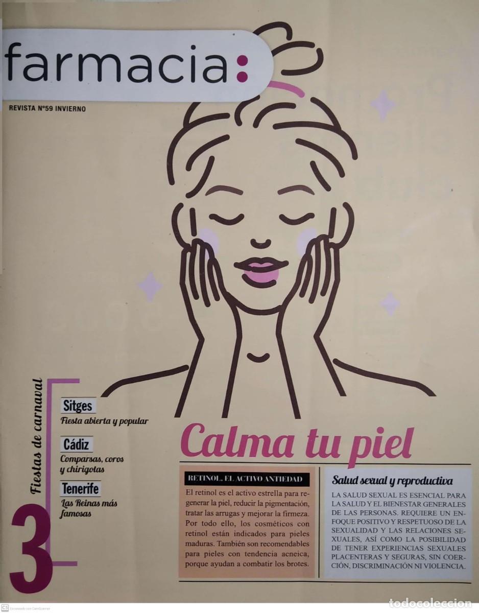Coleccionismo de Revistas y Peri&oacute;dicos: Farmacia: 3 Fiestas de carnaval: Sitges, C&aacute;diz y Tenerife.Revista n&ordm; 59 Invierno 2023.
