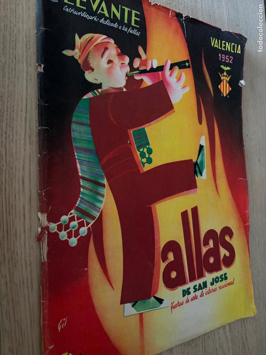 Coleccionismo de Revistas y Peri&oacute;dicos: FALLAS DE SAN JOS&Eacute; VALENCIA - N&Uacute;MERO EXTRAORDINARIO DEL LEVANTE - 1952 - FIESTAS DE ARTE DE INTERES