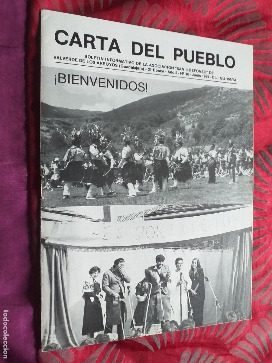 Coleccionismo de Revistas y Peri&oacute;dicos: GUADALAJARA-V72-VALVERDE DE LOS ARROYOS-BOLETIN INFORMATIVO SAN ILDEFONSO-N&ordm;16-1989