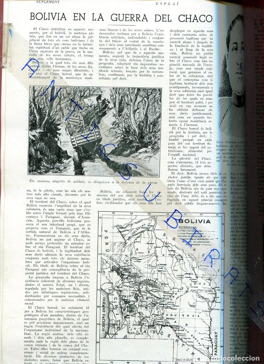 Coleccionismo de revistas y peri&oacute;dicos: REVISTA A&Ntilde;O 1935 CRISTINA DE SUECIA GUERRA DEL CHACO GOETHE AL SARRE