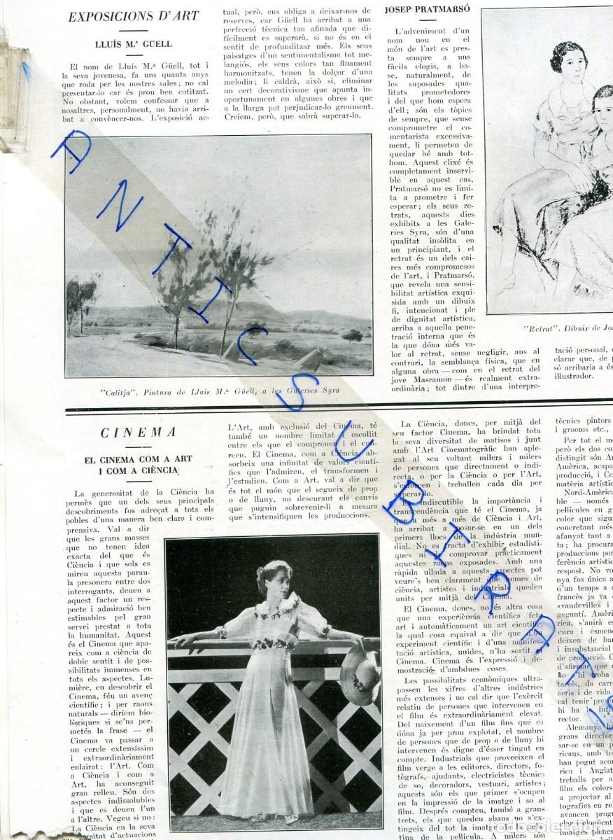 Coleccionismo de Revistas y Peri&oacute;dicos: REVISTA A&Ntilde;O 1935 PINTOR LLUIS GUELL LABURU SANTA SOFIA DE KIEV UCRAINA ESQUI ORIOL CANALS