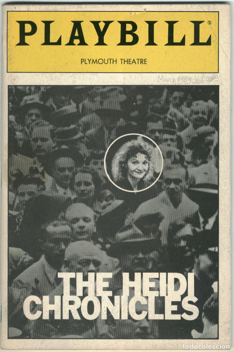 Coleccionismo de Revistas y Peri&oacute;dicos: 1989 89-03 The Heidi Chronicles (Plymouth Theatre)