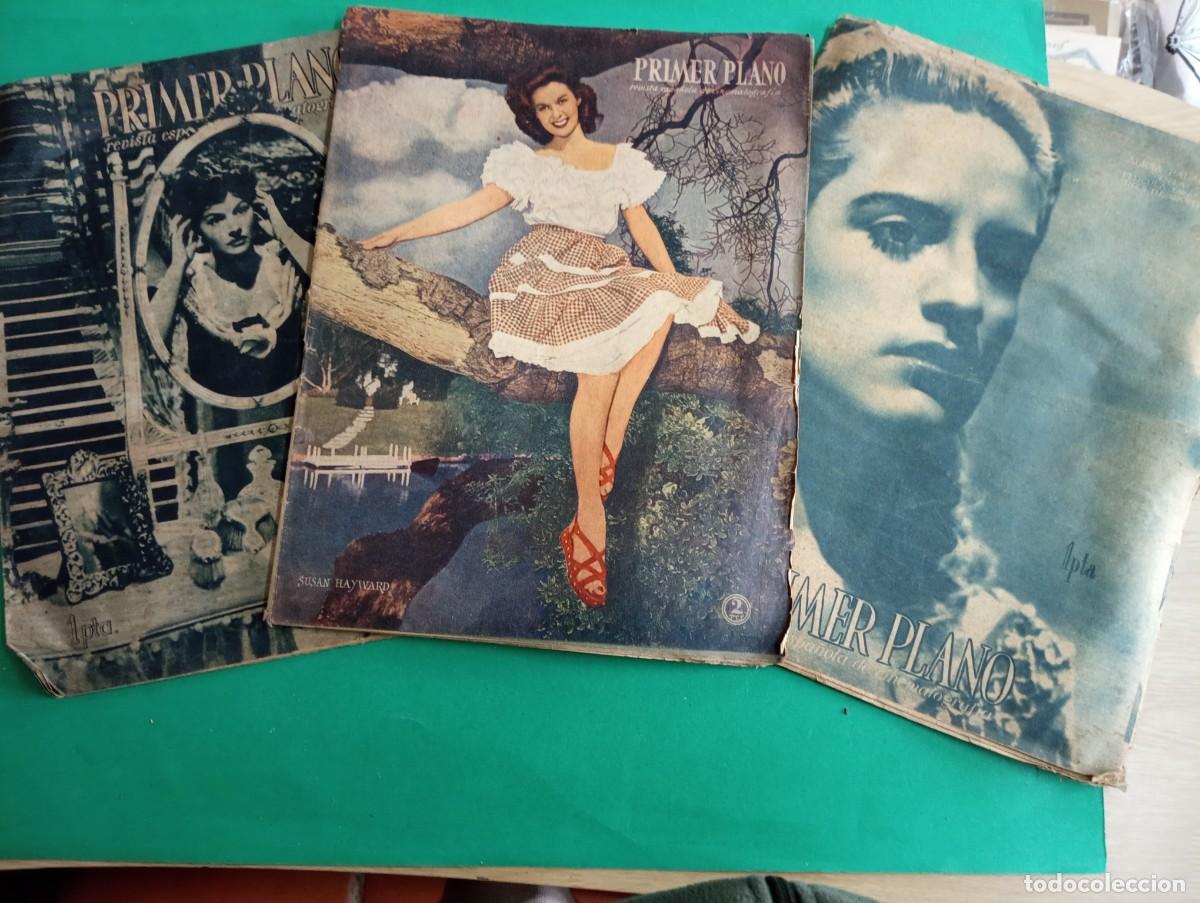 Collectionnisme de Revues et Journaux: Lote de 3 antiguas Revistas PRIMER PLANO. A&ntilde;os 40.