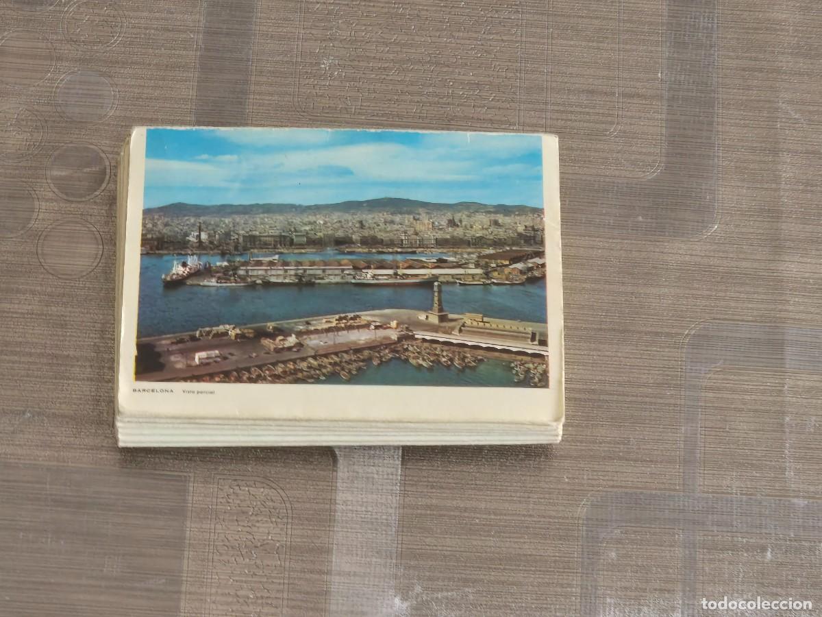 Collectionnisme de Revues et Journaux: BLOC CONJUNTO DE 21 POSTALES DE BARCELONA, EN CARTERILLA TIPO FUELLE O ACORDE&Oacute;N, A&Ntilde;OS 50s-60s
